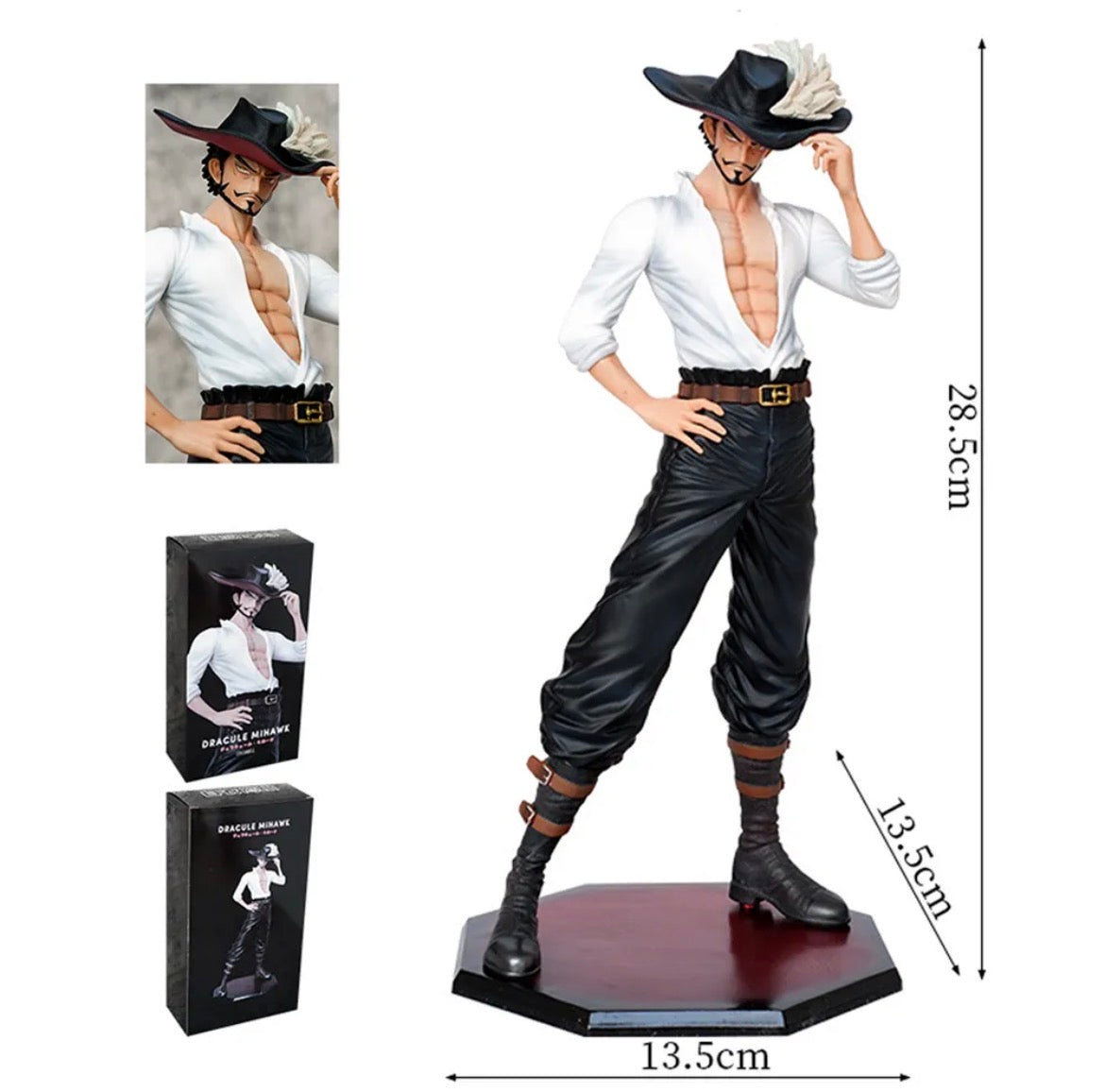 One Piece Dracule Mihawk 28.5cm (Blister+Box)