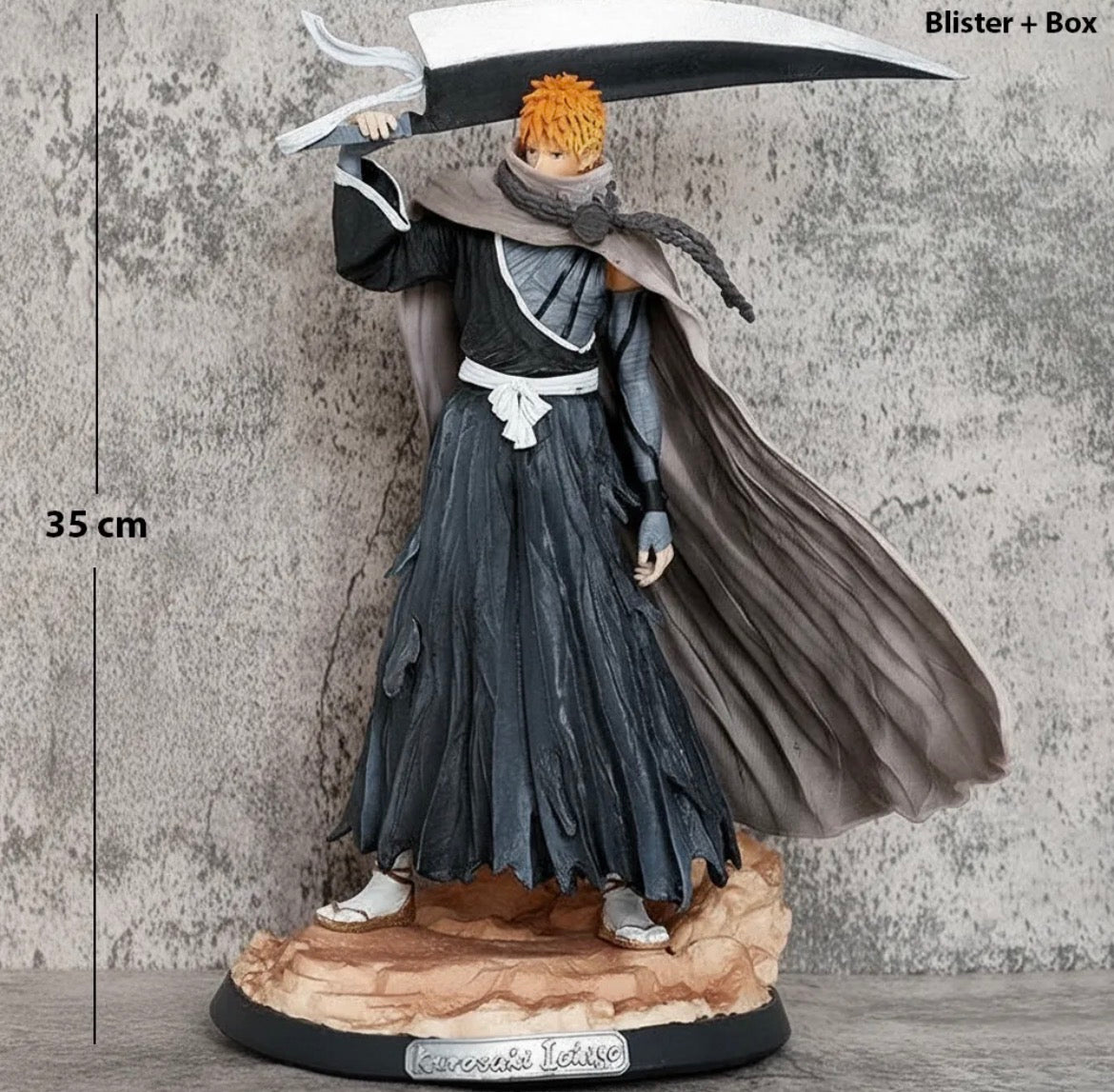 Bleach Ichigo Standing 35cm Figure (Blister+Box)