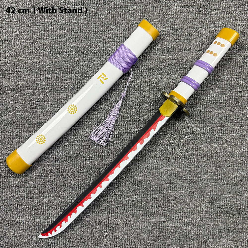White Enmma One Piece Wooden Katana 42cm