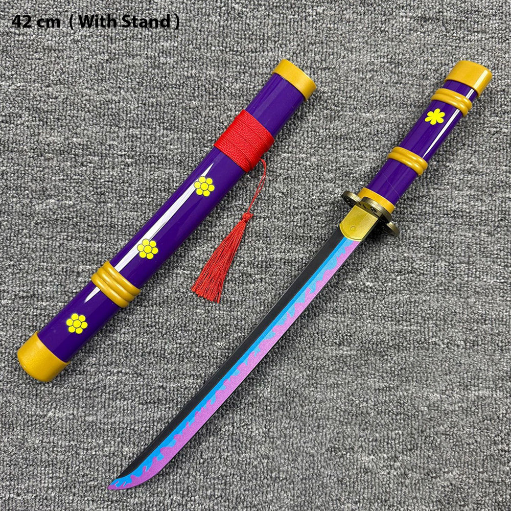 Purple Enmma One Piece Wooden Katana 42cm