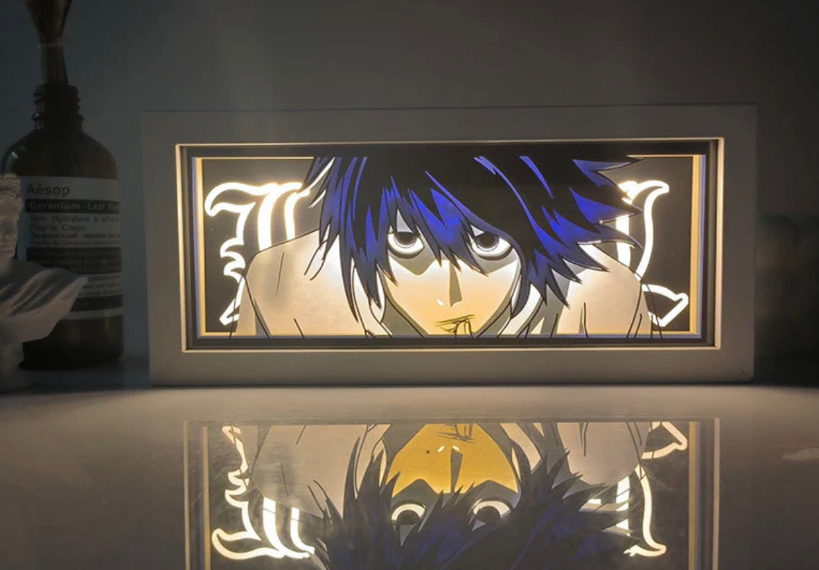 Deathnote 3d rectangular Lamp
