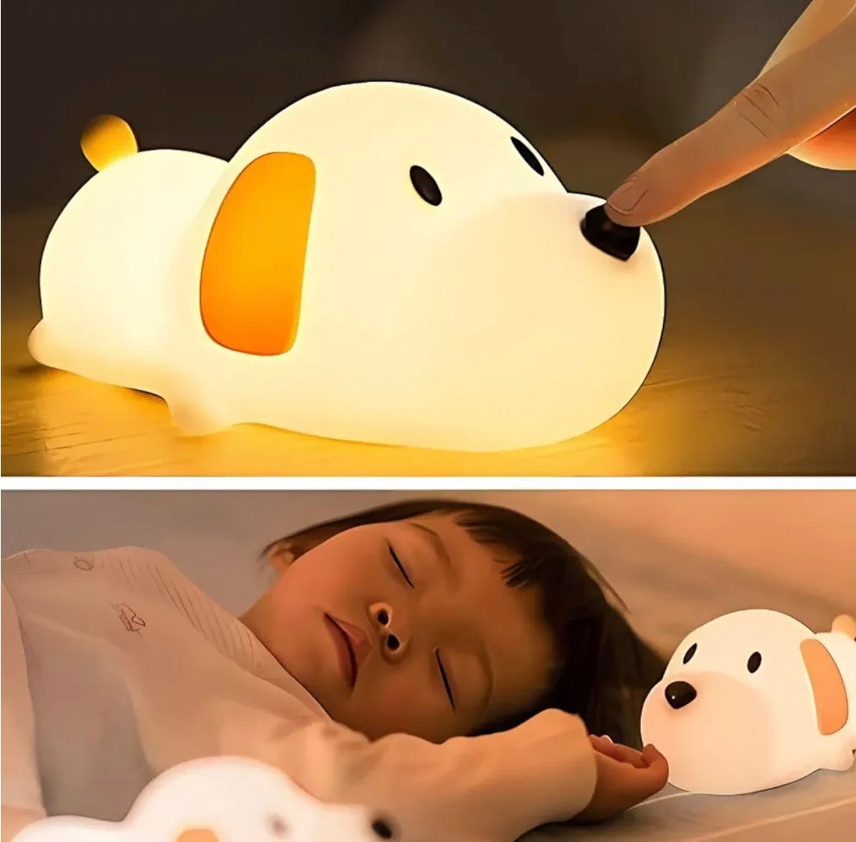 Dog Puppy Sillicon Night Lamp