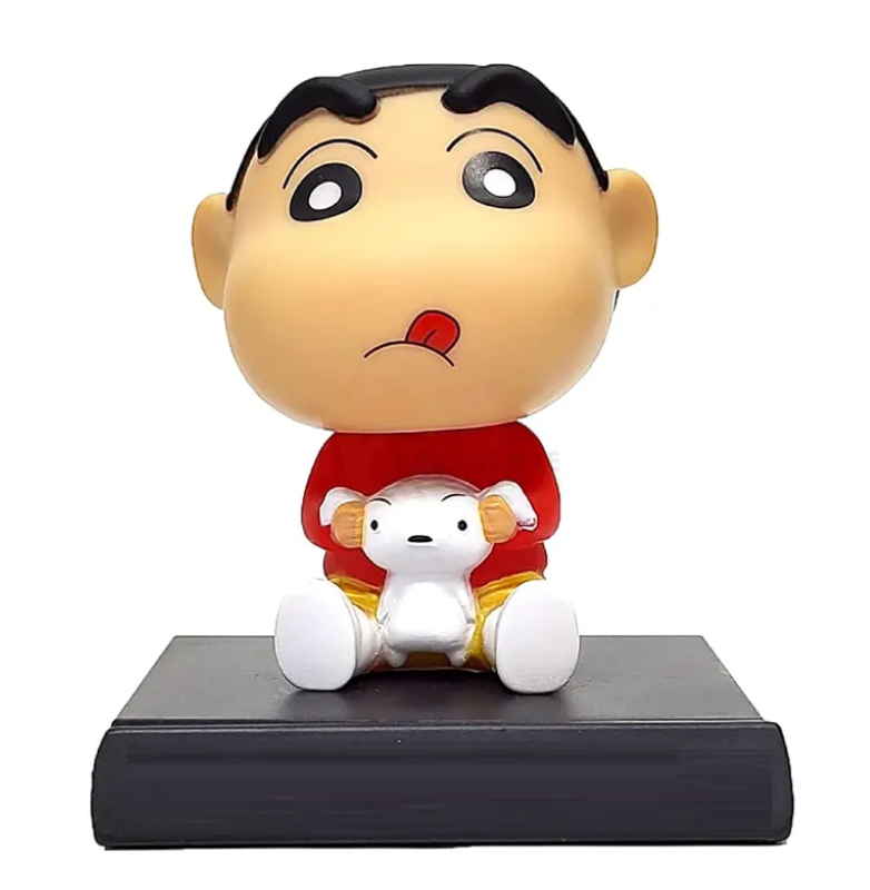 Shinchan with Shiro Bobblehead